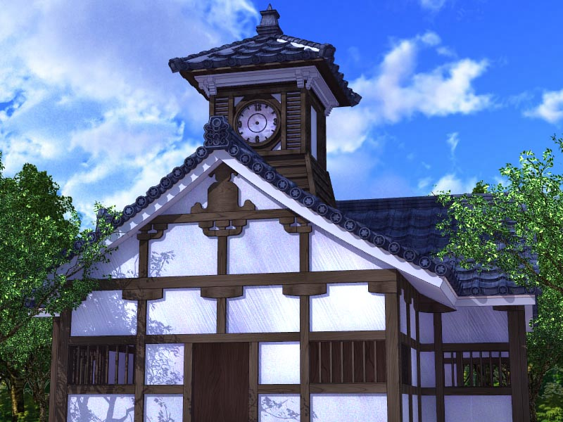 Old clock house000