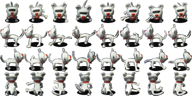 犬太郎ｘ 歩行アニメーション キャラクタ画像 素材 データ Rmake