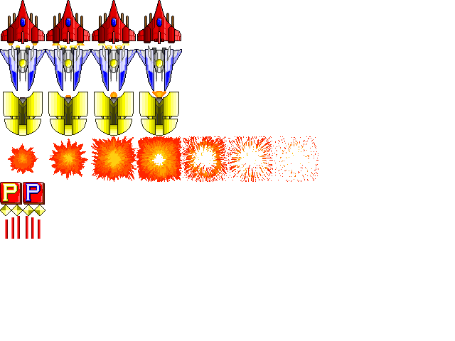 ドット 絵 シューティング ゲーム 素材