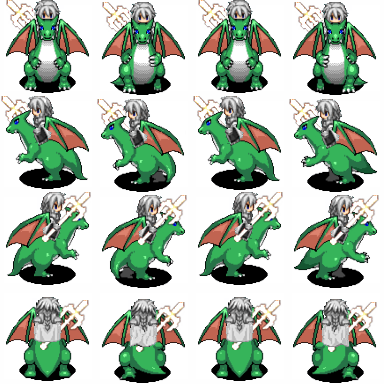 ドラゴンナイト キャラクタ画像 素材 データ Rmake