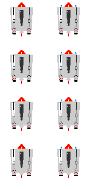 シューティング敵機 ボス キャラクタ画像 ドット絵素材 Rmake