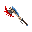 055azurite slash axe